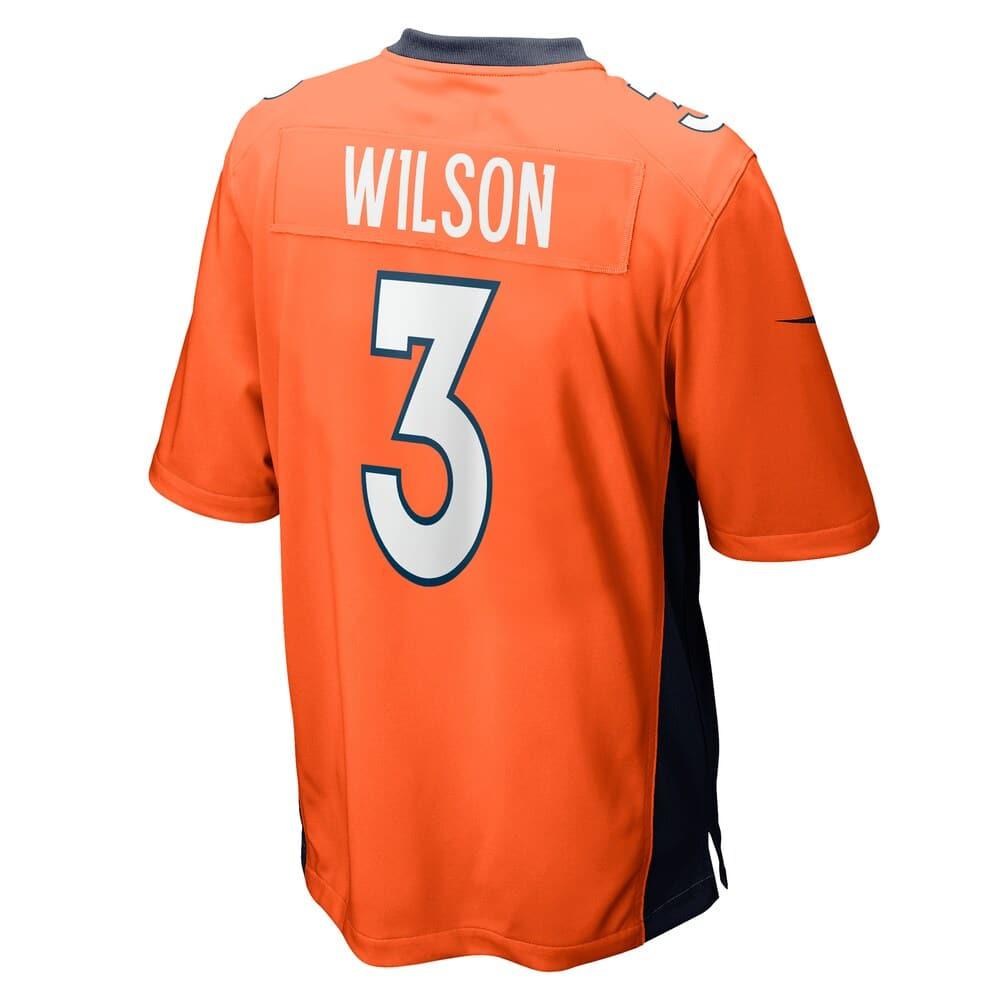 Russell Wilson Denver Broncos Nike NFL Game Jersey - Orange