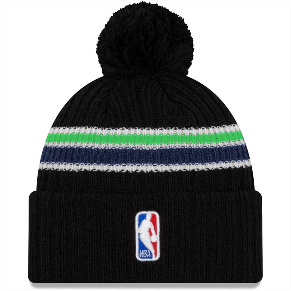 Minnesota Timberwolves New Era NBA 2020 Back Half Knit Beanie - Black