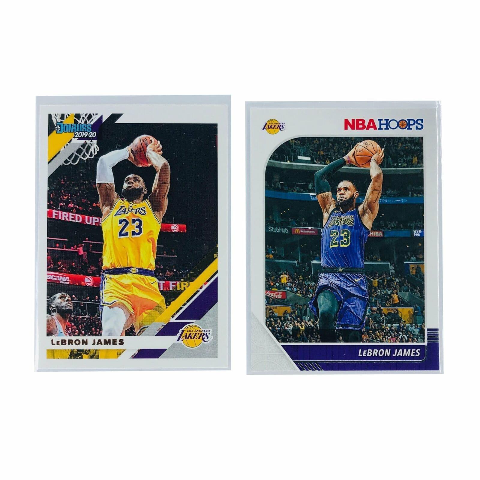 LeBron James Los Angeles Lakers 19-20 Panini NBA 2 Card Base Set