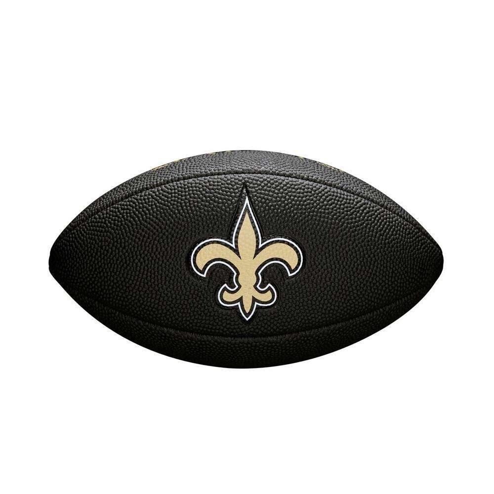 New Orleans Saints Wilson NFL Mini Size Team Football - Black