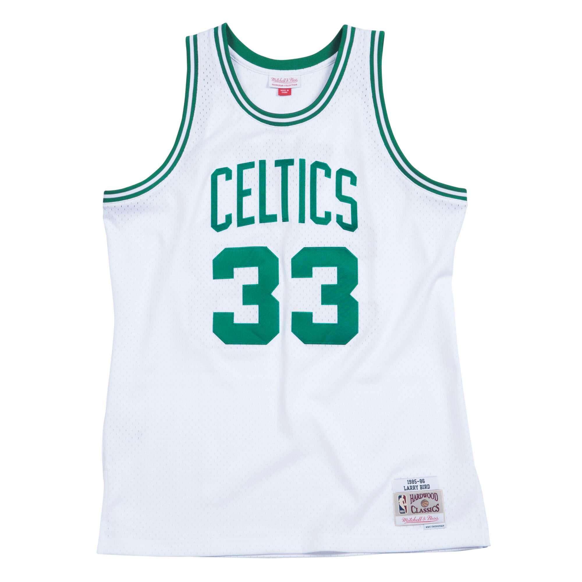 Larry Bird Boston Celtics Mitchell & Ness NBA 85-86 Swingman Jersey - White