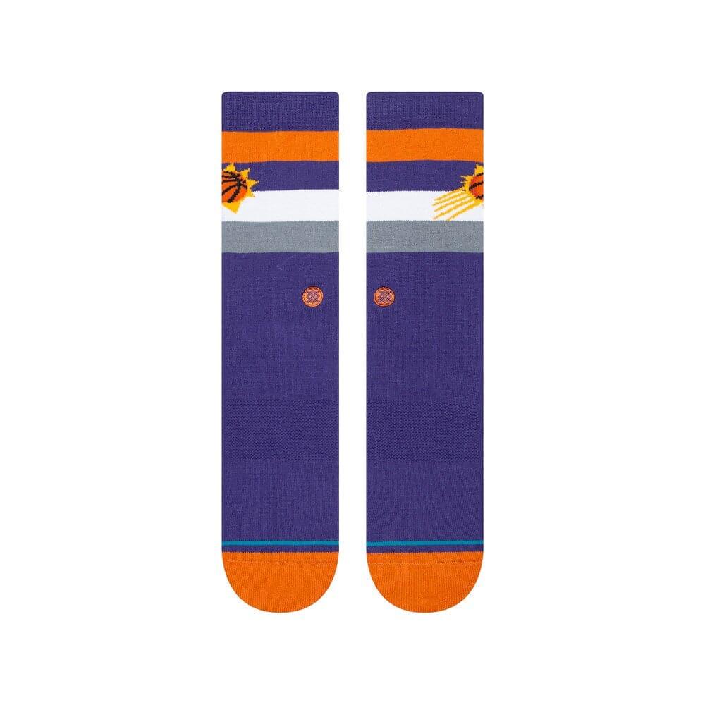 Phoenix Suns Stance NBA Team Stripe Crew Socks - Purple