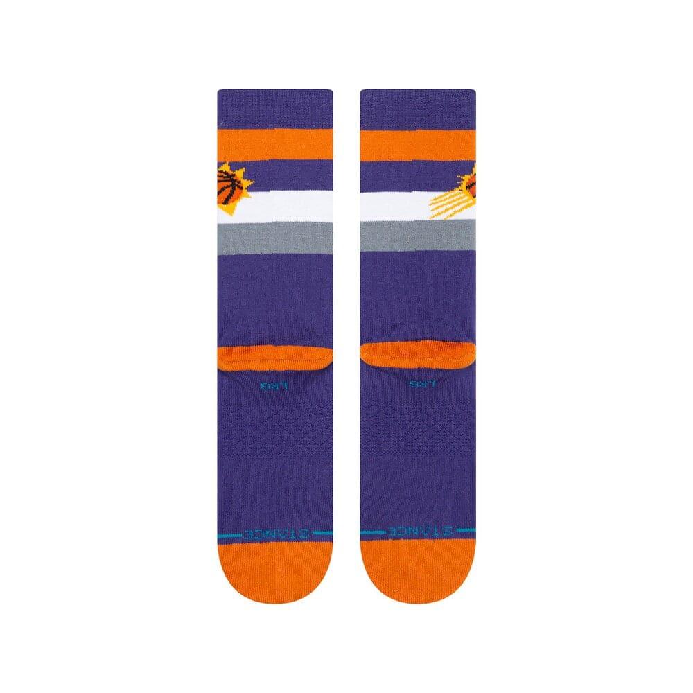 Phoenix Suns Stance NBA Team Stripe Crew Socks - Purple