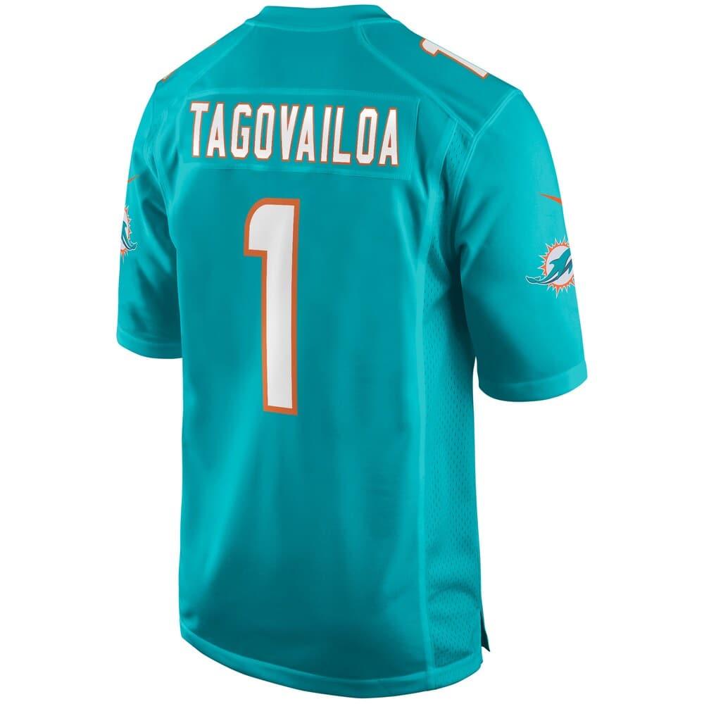 Tua Tagovailoa Miami Dolphins Nike NFL Game Jersey - Aqua