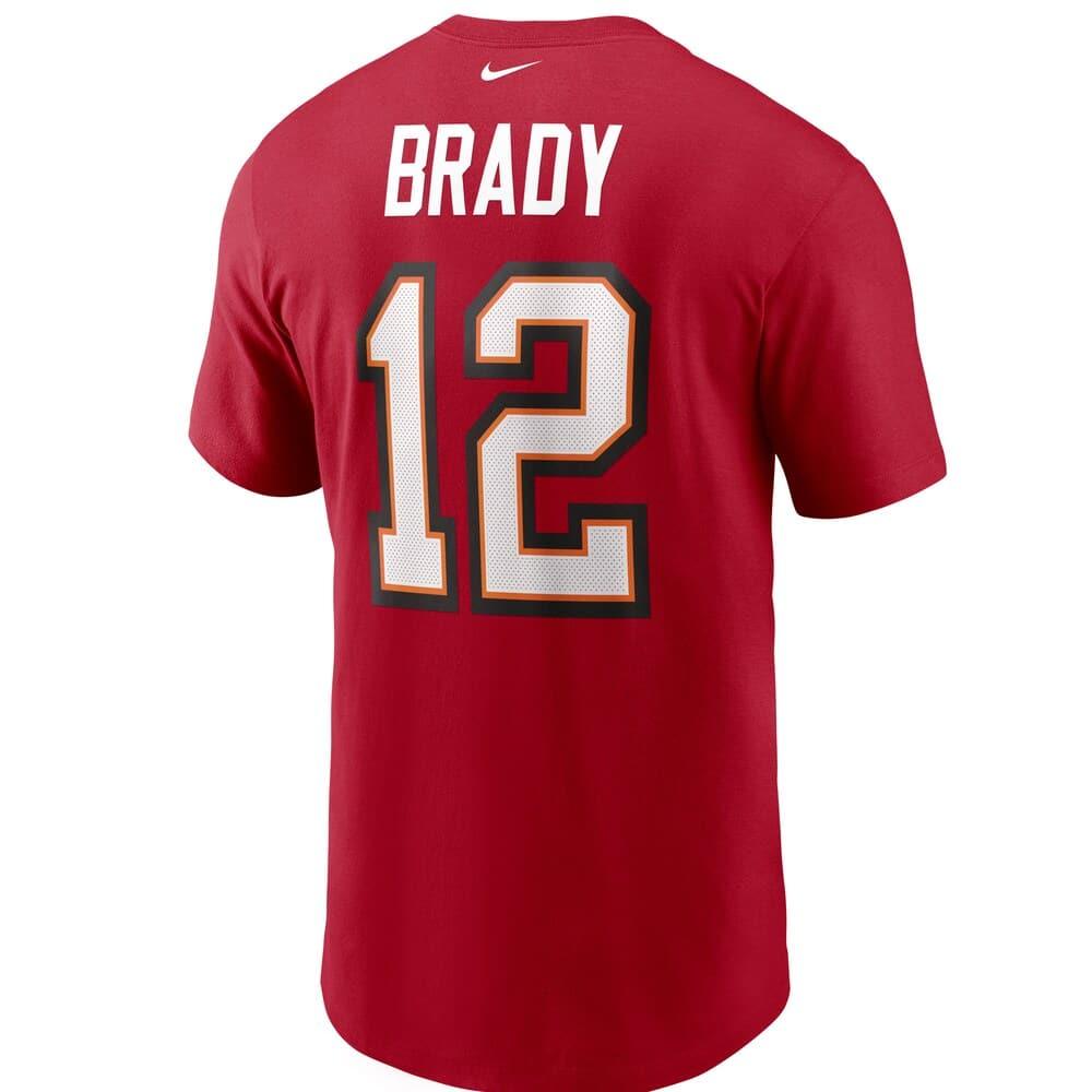 Tom Brady Tampa Bay Buccaneers Nike NFL Player Essential T-Shirt - Red