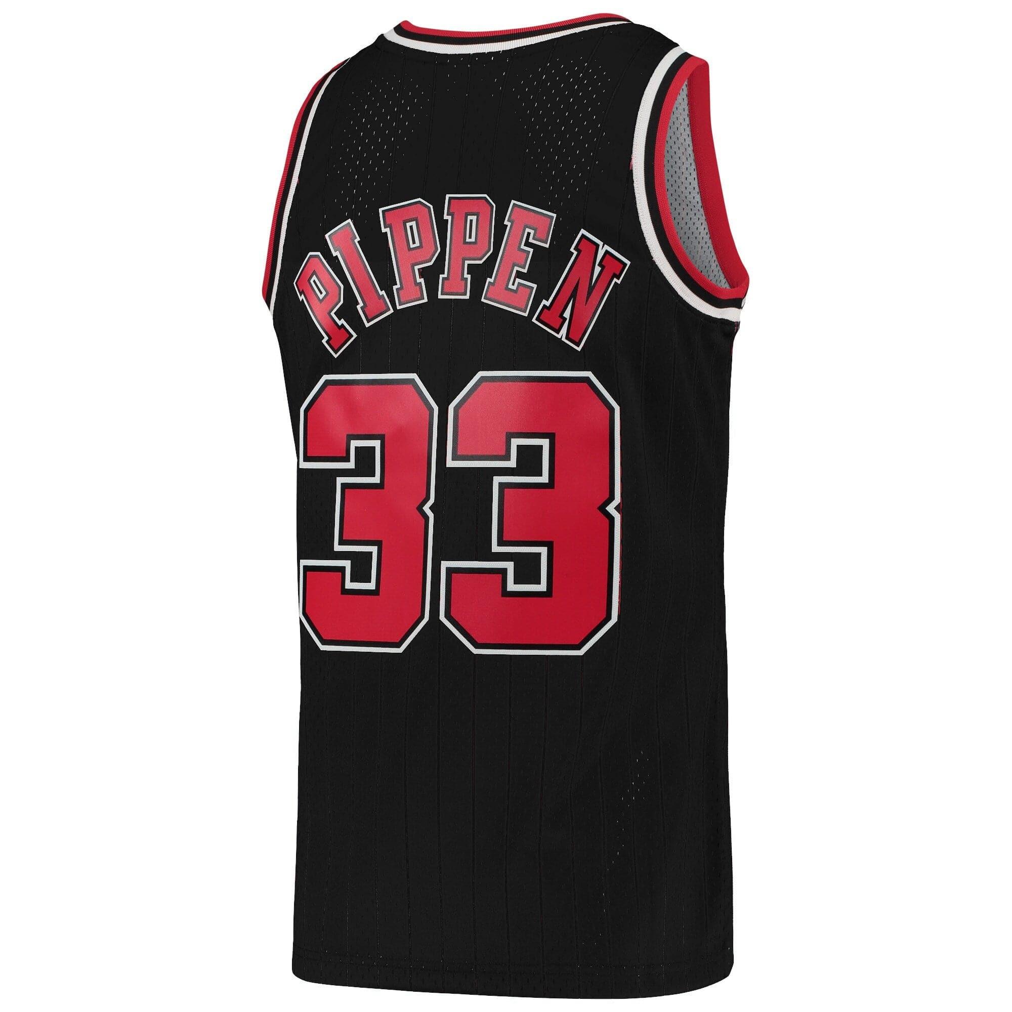 Scottie Pippen Chicago Bulls 97-98 Alt Mitchell & Ness NBA Swingman Jersey - Black