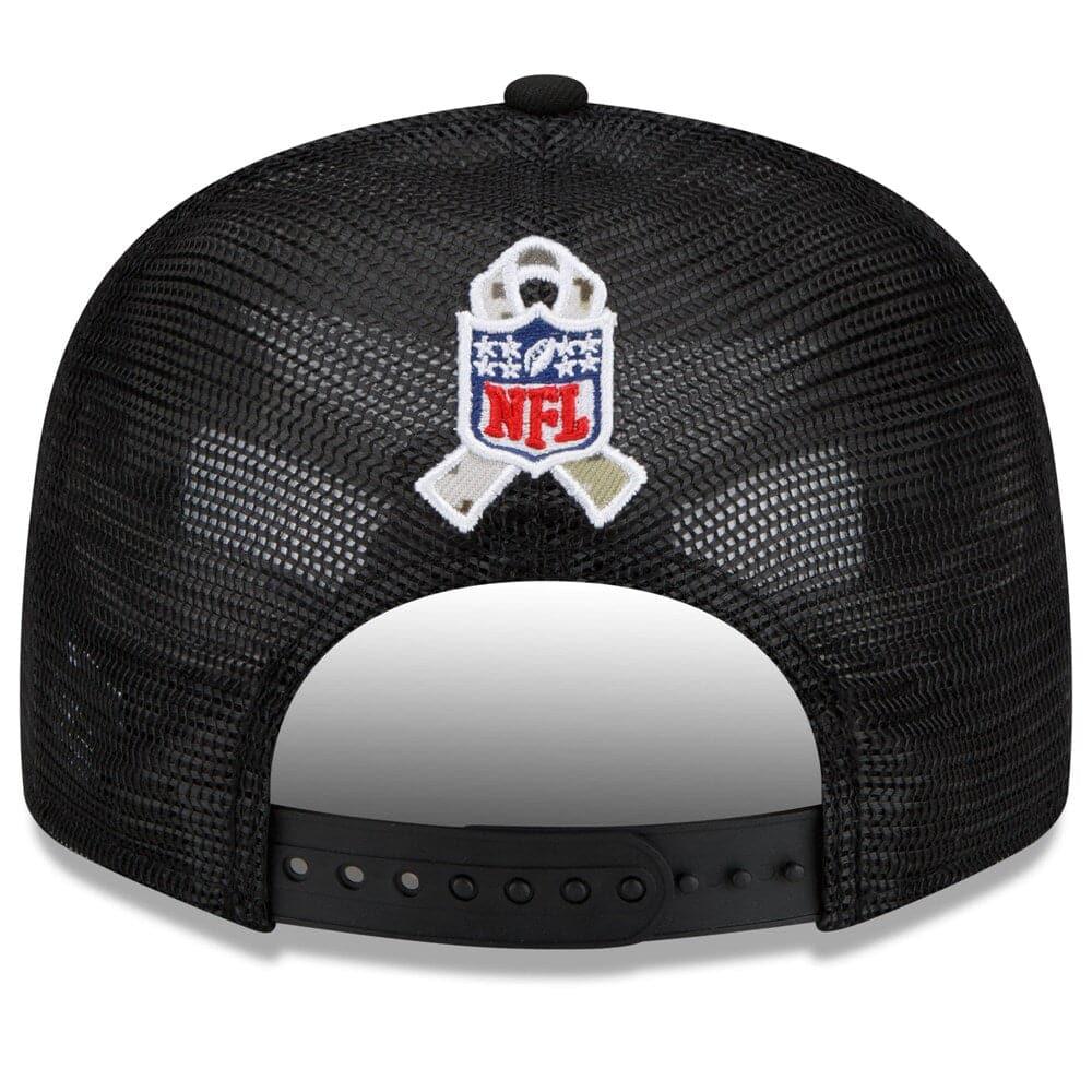 Green Bay Packers New Era NFL 2021 Salute To Service 9FIFTY Snapback Hat - Black