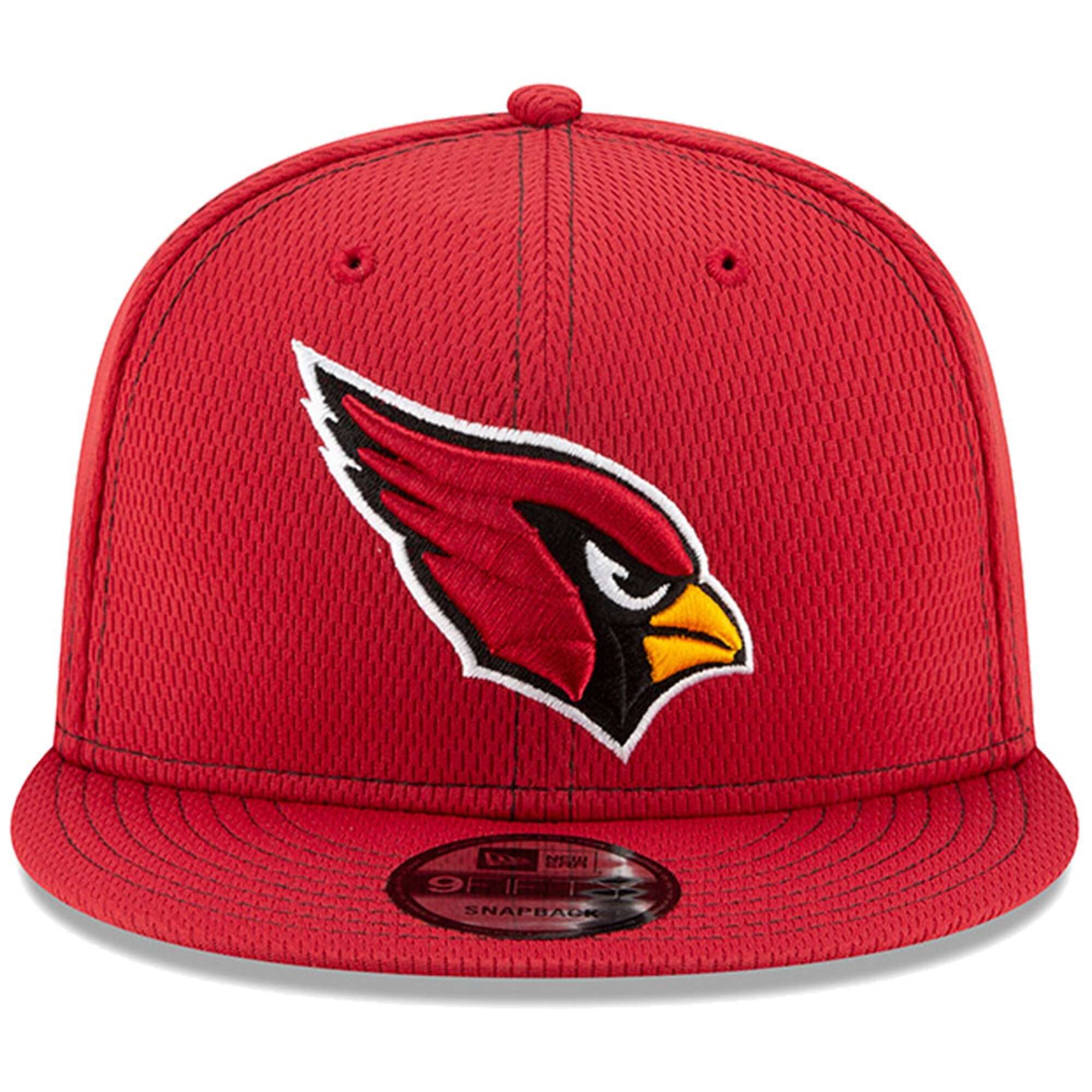 Arizona Cardinals New Era NFL 2019 Sideline Road 9FIFTY Snapback Hat - Cardinal