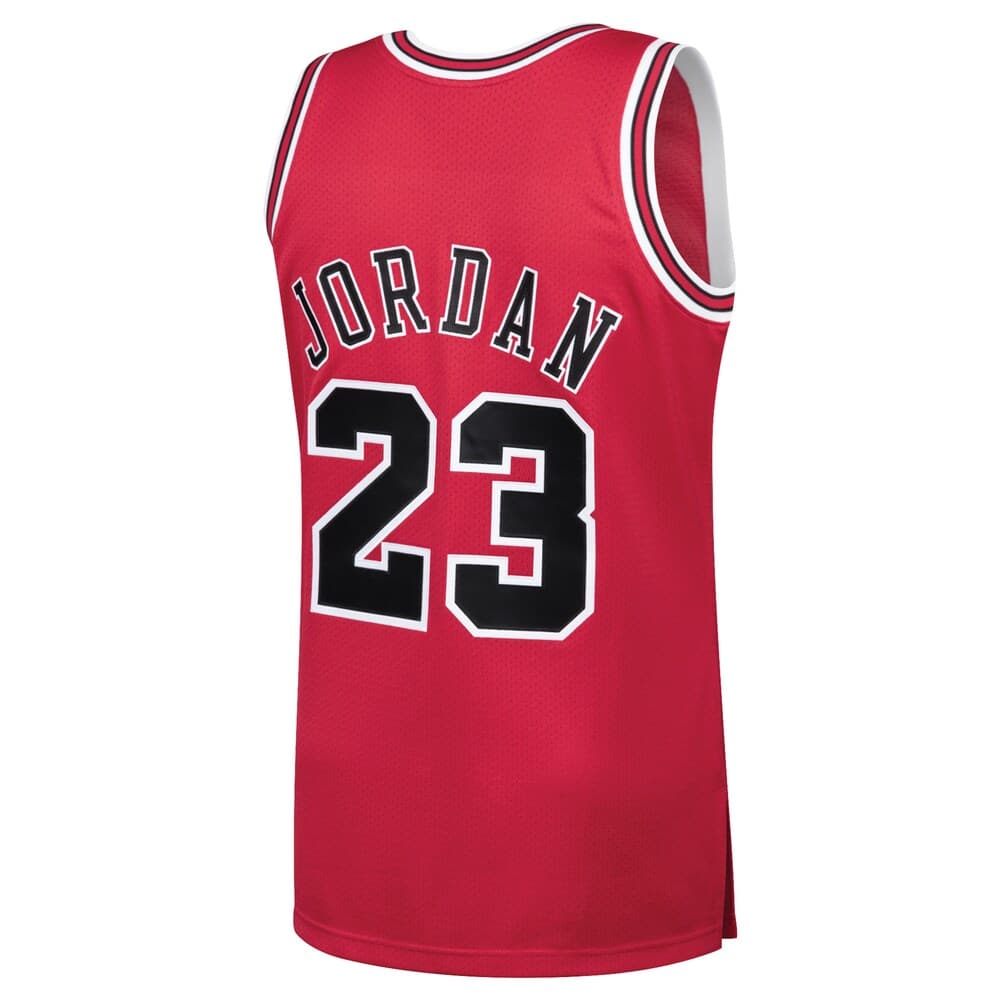 Michael Jordan Chicago Bulls Mitchell & Ness NBA 97-98 Finals Authentic Jersey - Red