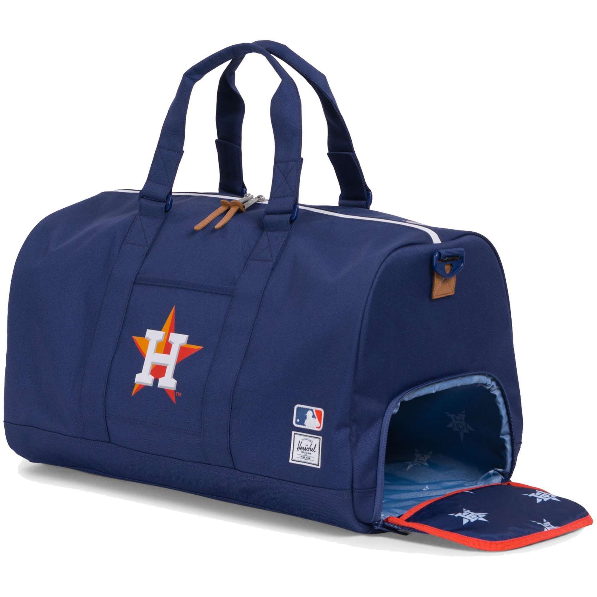 Houston Astros Herschel Supply Co MLB Novel Duffle Bag - Navy