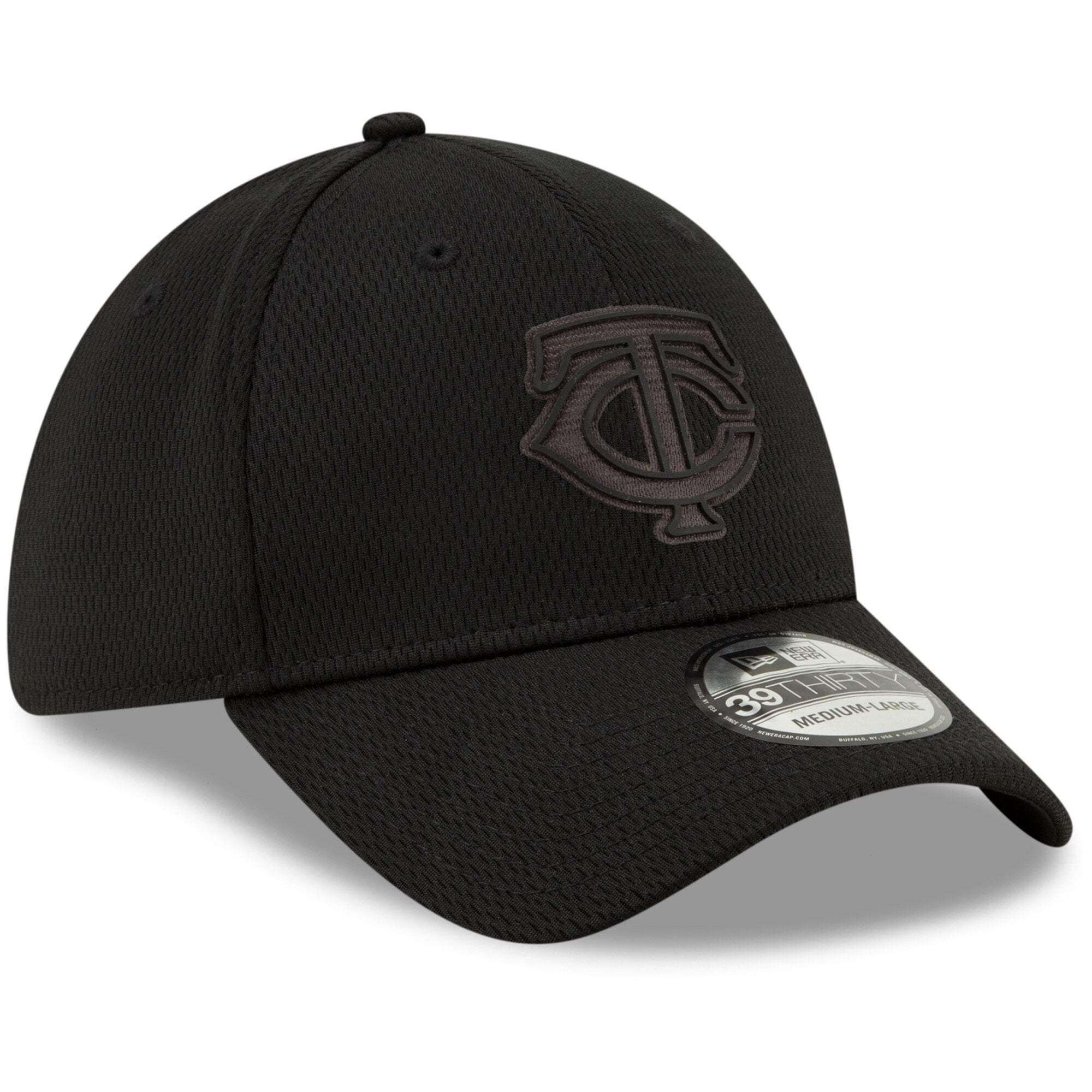 Minnesota Twins New Era 2019 MLB Players Weekend 39THIRTY Stretch-Fit Curve Hat - Black