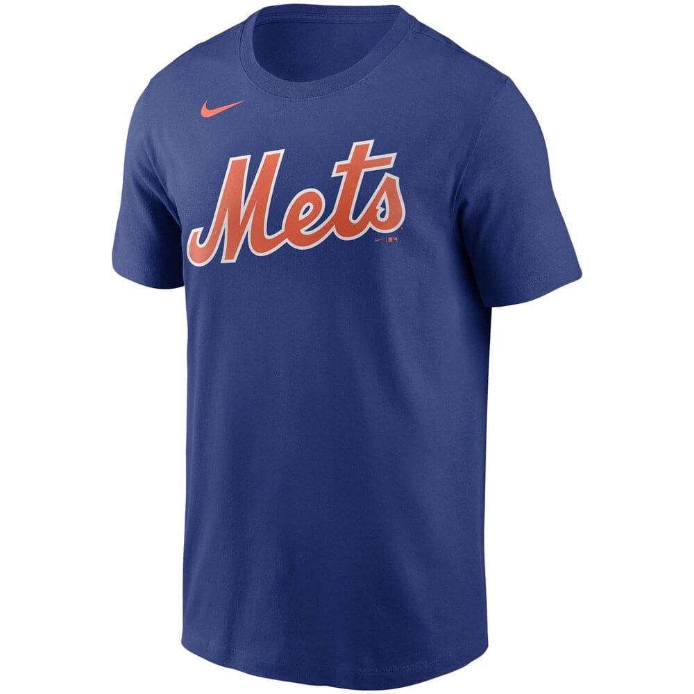 New York Mets Nike MLB Team Wordmark T-Shirt - Blue