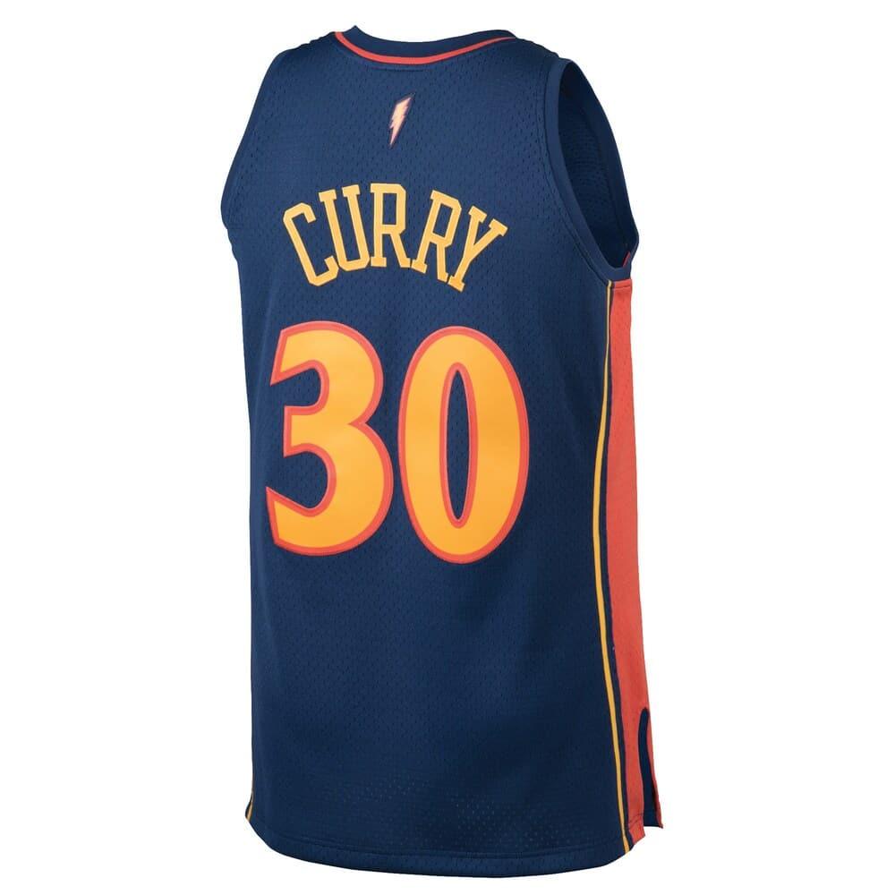 Steph Curry Golden State Warriors Mitchell & Ness NBA 09-10 Swingman Jersey - Navy