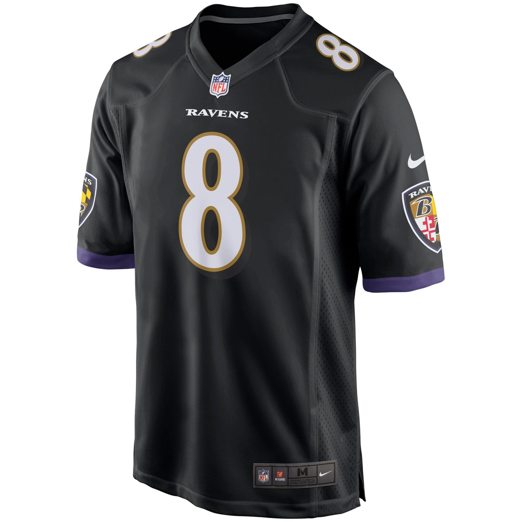 Lamar Jackson Baltimore Ravens Nike NFL Game Jersey - Black