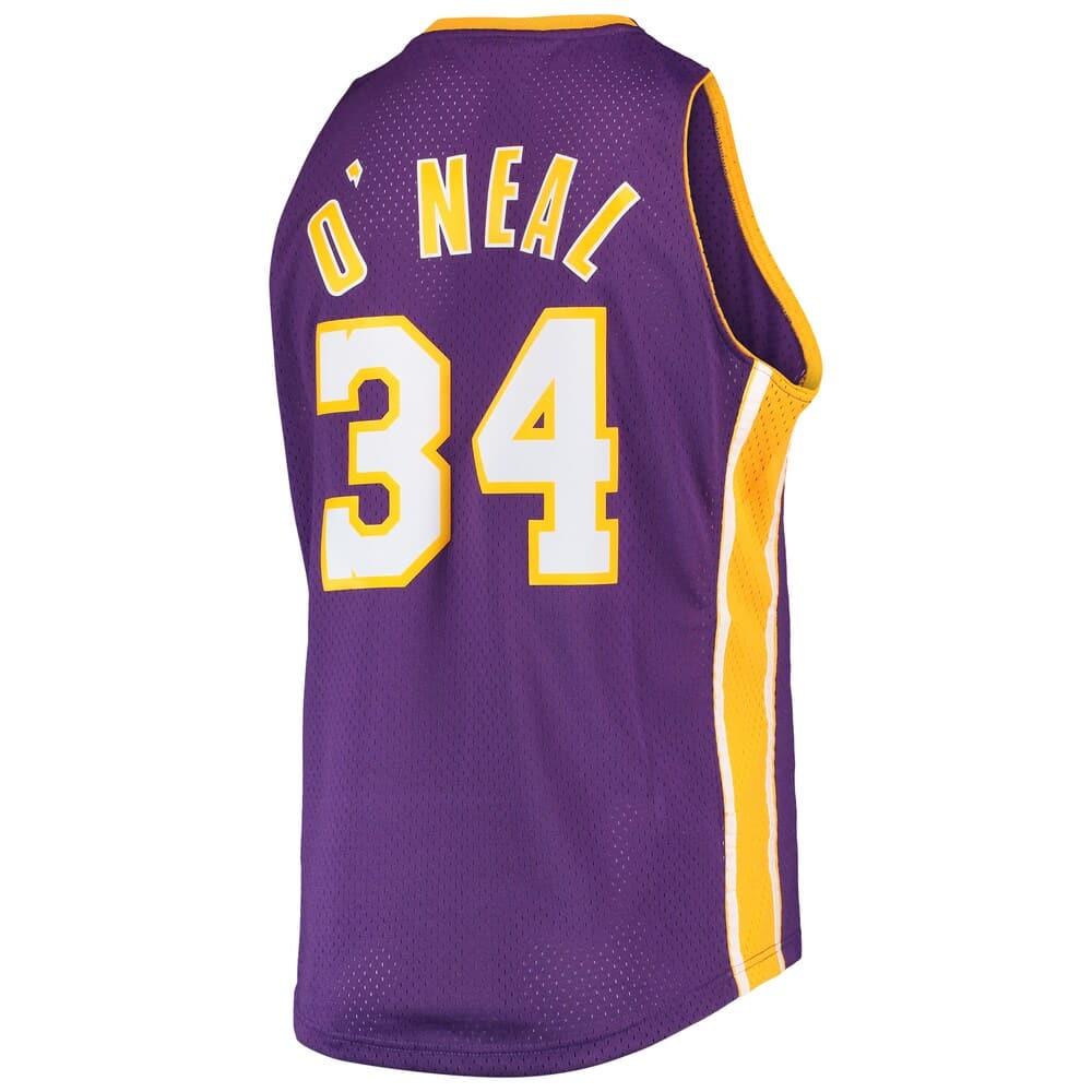 Shaquille O'Neal Los Angeles Lakers Mitchell & Ness NBA 99-00 Road Swingman Jersey - Purple