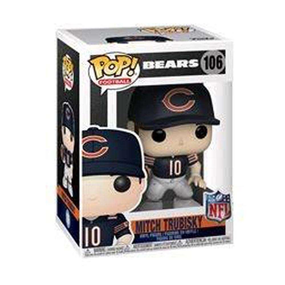 Mitch Trubisky Chicago Bears NFL Funko Pop Vinyl 3.75" Figure - Navy