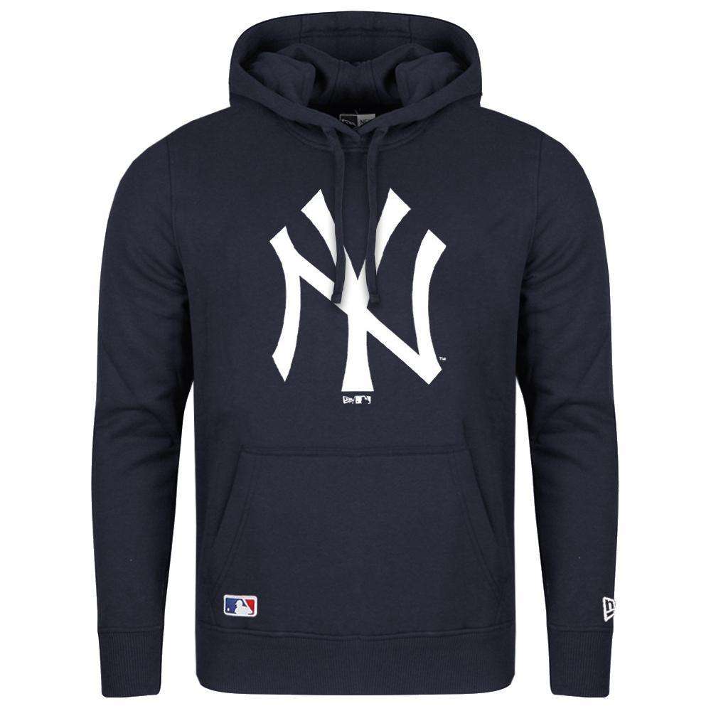 New York Yankees New Era MLB Team Logo Hoodie Jumper - Navy