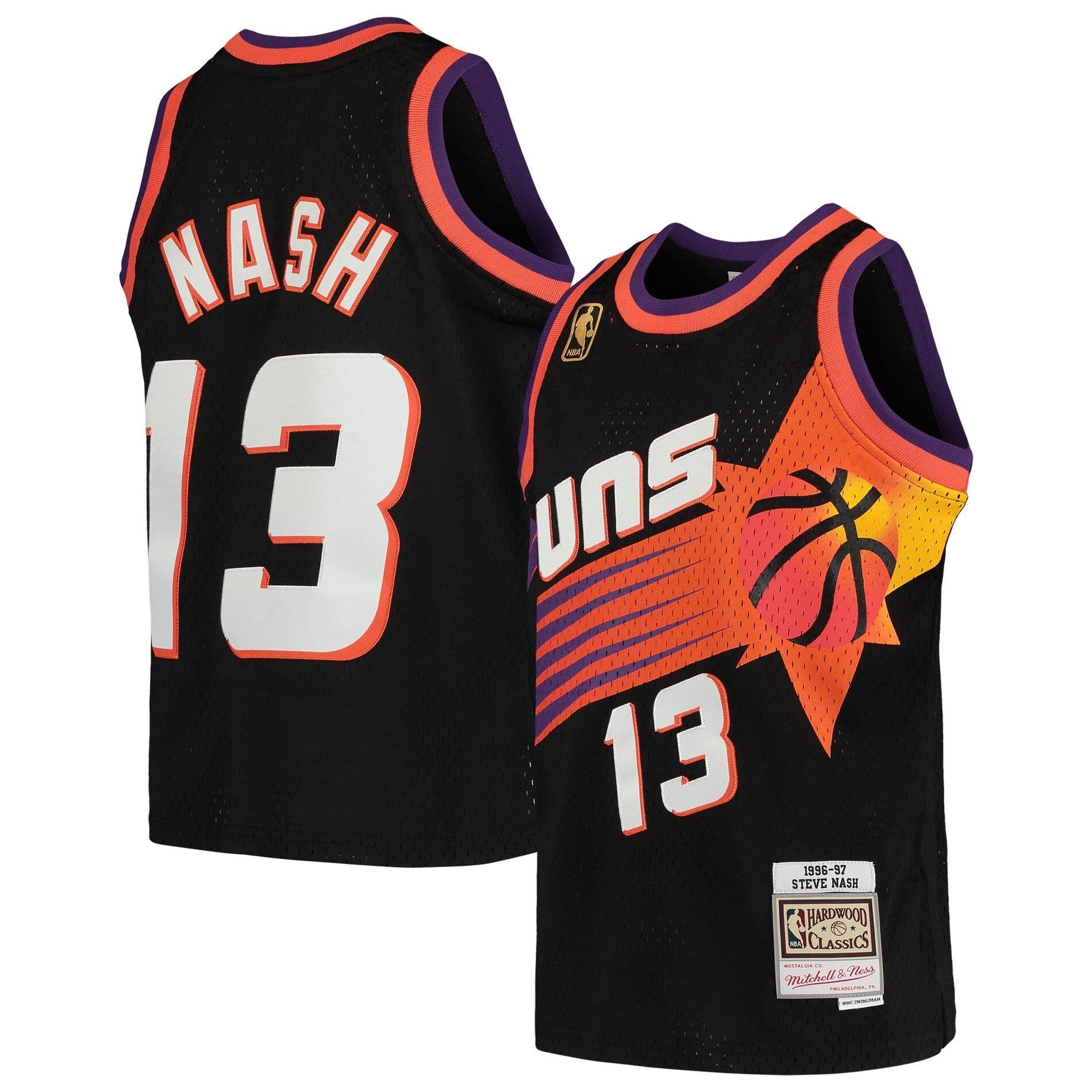 Youths Steve Nash Phoenix Suns Mitchell & Ness NBA Swingman Jersey - Black